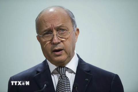 Ngoại trưởng Pháp Laurent Fabius. (Nguồn: AFP/TTXVN)