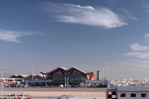 Sân bay quốc tế Barajas. (Nguồn: Alamy Stock)