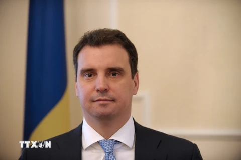 Bộ trưởng Kinh tế Ukraine Aivaras Abromavicius. (Nguồn: AFP/TTXVN)