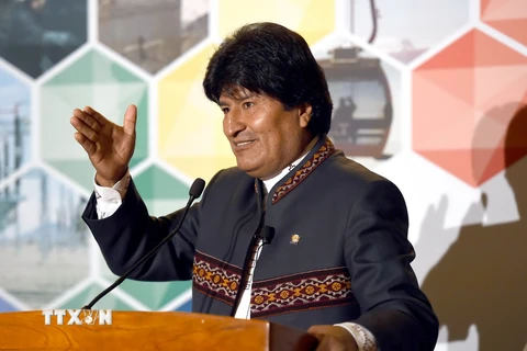 Tổng thống Evo Morales. (Nguồn: AFP/TTXVN)