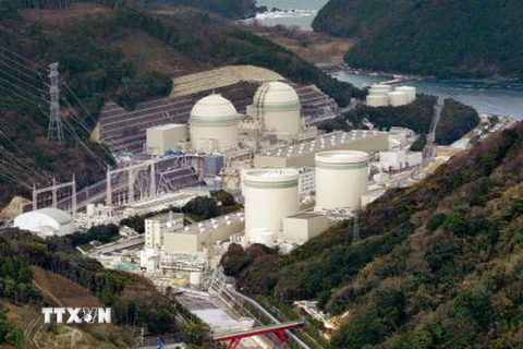 Lò phản ứng hạt nhân số 3 tại nhà máy Takahama, Nhật Bản. (Nguồn: Kyodo/TTXVN)