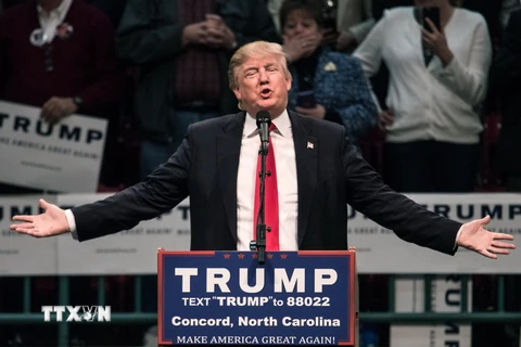 Ứng cử viên đảng Cộng hòa Donald Trump. (Nguồn: AFP/TTXVN)