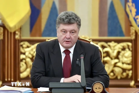Tổng thống Petro Poroshenko. (Nguồn: AFP/TTXVN)