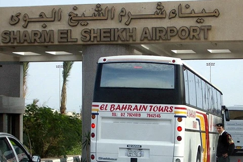Lối vào sân bay Sharm El Sheikh. (Nguồn: AFP)