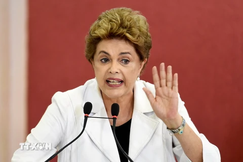 Tổng thống Brazil Dilma Rousseff. (Nguồn: AFP/TTXVN)
