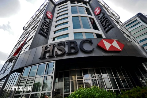 Trụ sở của HSBC tại Istanbul, Thổ Nhĩ Kỳ. (Nguồn: AFP/ TTXVN)