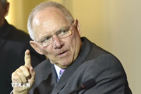 Bộ trưởng Tài chính Đức Wolfgang Schäuble. (Nguồn: AFP/TTXVN
