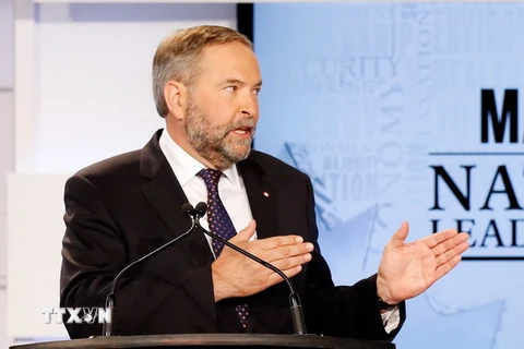 Chủ tịch đảng NDP Thomas Mulcair. (Nguồn: AFP/TTXVN)