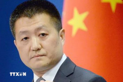 Người phát ngôn Bộ Ngoại giao Trung Quốc Lục Khảng. (Nguồn: Kyodo/TTXVN)