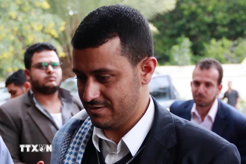Trưởng đoàn đàm phán lực lượng nổi dậy Yemen Hamza al-Houthi. (Nguồn: AFP/TTXVN)