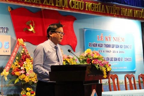 Chủ tịch Hội đồng Quản trị Cienco5 Bạch Ngọc Du. (Nguồn: PV/Vietnam+)