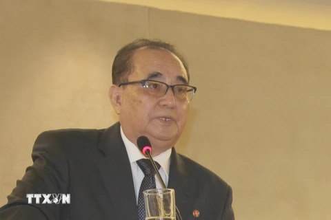 Phó Chủ tịch Đảng Lao động Triều Tiên Ri Su-yong. (Nguồn: Yonhap/TTXVN)
