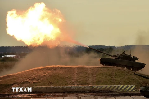 Xe tăng của Nga. (Nguồn: AFP/TTXVN)