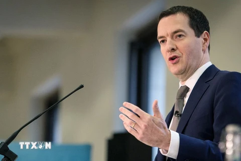Bộ trưởng Tài chính Anh George Osborne. (Nguồn: AFP/TTXVN)