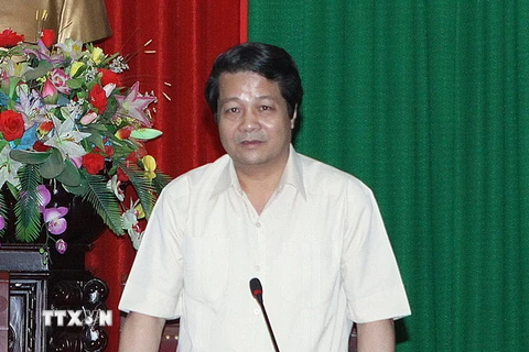 Chủ tịch HĐND tỉnh Phú Thọ, ông Hoàng Dân Mạc. (Ảnh: Nguyễn Dân/TTXVN)