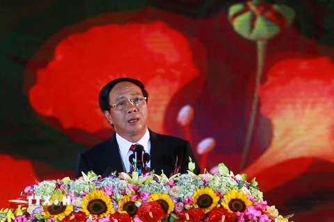Chủ tịch Hội đồng Nhân dân thành phố Hải Phòng, ông Lê Văn Thành. (Ảnh: Lâm Khánh/TTXVN)