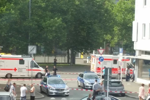 Hiện trường nơi xảy ra vụ tấn công. (Nguồn: metro.co.uk)