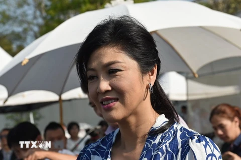 Cựu Thủ tướng Thái Lan Yingluck Shinawatra. (Nguồn: THX/TTXVN)