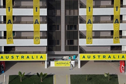 Khu vực lưu trú dành cho đoàn Australia tại Làng Olympic ở Rio de Janeiro. (Nguồn: ABC)