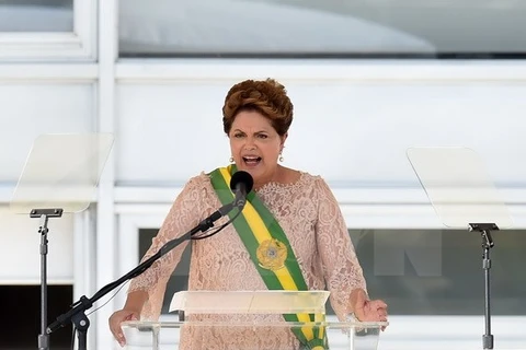 Tổng thống Brazil Dilma Rousseff. (Nguồn: AFP/TTXVN)