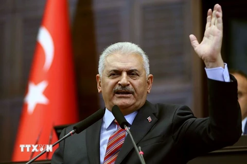 Thủ tướng Thổ Nhĩ Kỳ Binali Yildirim. (Nguồn: AFP/TTXVN) 