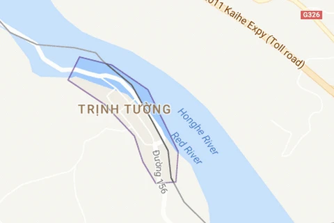 Xã Trịnh Tường, huyện Bát Xát, Lào Cai - nơi xảy ra vụ sát hại. (Nguồn: Google maps)