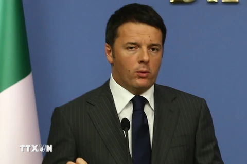 Thủ tướng Italy Matteo Renzi. (Nguồn: AFP/TTXVN) 