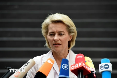 Bộ trưởng Quốc phòng Liên bang Đức Ursula von der Leyen. (Nguồn: EPA/TTXVN)