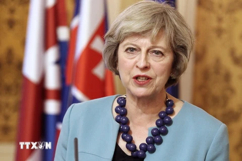 Thủ tướng Anh Theresa May. (Nguồn: THX/TTXVN)