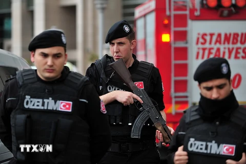 Cảnh sát đặc nhiệm Thổ Nhĩ Kỳ. (Nguồn: AFP/TTXVN)