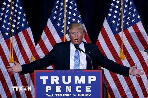 Ứng cử viên Tổng thống của đảng Cộng hòa Donald Trump. (Nguồn: AFP/TTXVN)