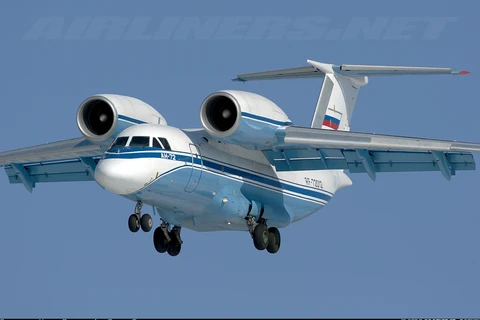 Máy bay quân sự An-72 của Nga. (Nguồn: airliners.net)