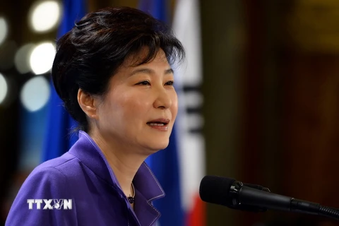 Tổng thống Hàn Quốc Park Geun Hye. (Nguồn: AFP/TTXVN)