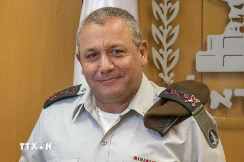 Tổng Tham mưu trưởng quân đội Israel, Trung tướng Gadi Eizenkot. (Nguồn: AFP/TTXVN) 