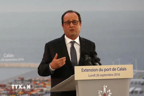 Tổng thống Pháp Francois Hollande. (Nguồn: AFP/TTXVN) 