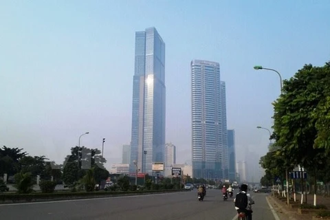 Tòa nhà Keangnam Vina. (Ảnh: PV/Vietnam+)