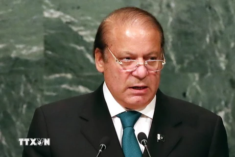  Thủ tướng Pakistan Nawaz Sharif. (Nguồn: AFP/TTXVN)