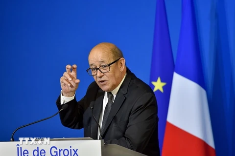 Bộ trưởng Quốc phòng Pháp Jean-Yves Le Drian. (Nguồn: AFP/TTXVN)