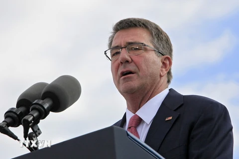 Bộ trưởng Quốc phòng Mỹ Ashton Carter. (Nguồn: EPA/TTXVN)