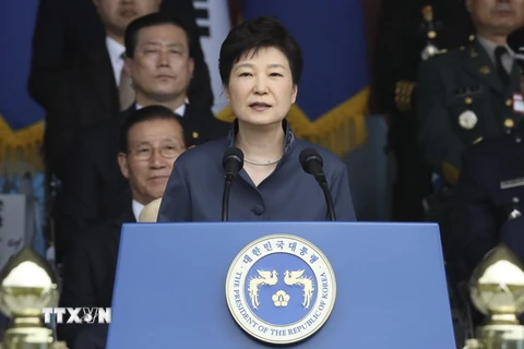 Tổng thống Hàn Quốc Park Geun-hye. (Nguồn: EPA/TTXVN)