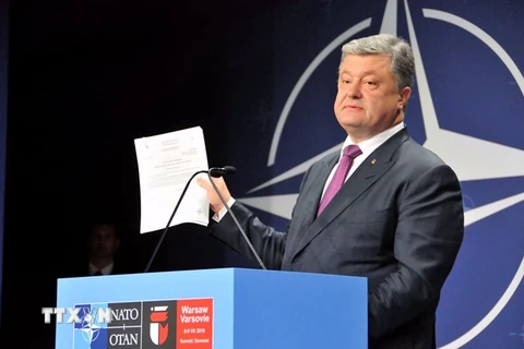 Tổng thống Ukraine Petro Poroshenko. (Nguồn: THX/TTXVN)