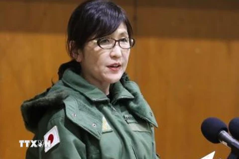 Bộ trưởng Quốc phòng Nhật Bản Tomomi Inada. (Nguồn: Kyodo/TTXVN)