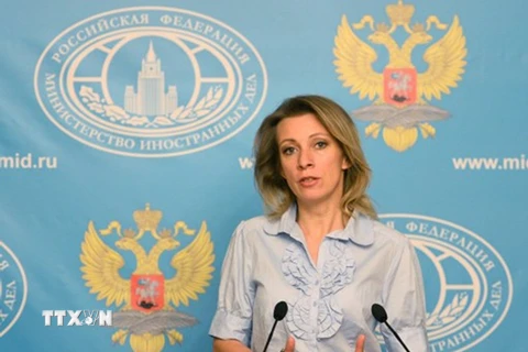 Người phát ngôn Bộ Ngoại giao Nga Maria Zakharova. (Nguồn: Sputnik/TTXVN)