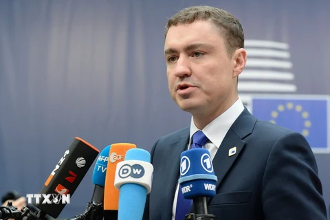 Thủ tướng Estonia Taavi Roivas. (Nguồn: AFP/TTXVN)