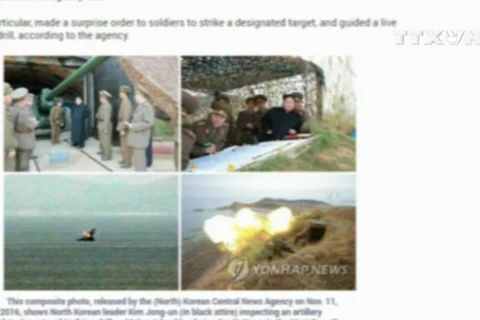 [Video] Triều Tiên lại tập trận bắn đạn thật gần biên giới Hàn Quốc