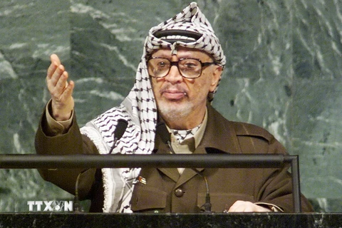 Cố lãnh đạo Palestine Yasser Arafat. (Nguồn: AFP/TTXVN)