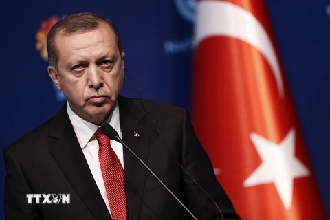 Tổng thống Thổ Nhĩ Kỳ Tayyip Erdogan. (Nguồn: EPA/TTXVN)