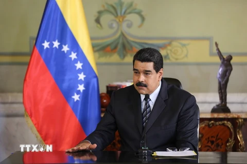 Tổng thống Venezuela Nicolás Maduro. (Nguồn: EPA/TTXVN)