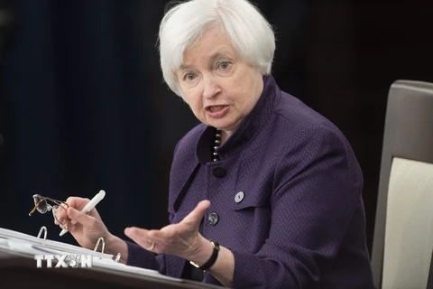 Chủ tịch Fed Janet Yellen. (Nguồn: AFP/TTXVN) 