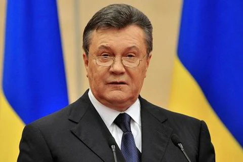 Cựu Tổng thống Ukraine Viktor Yanukovych. (Nguồn: AP)